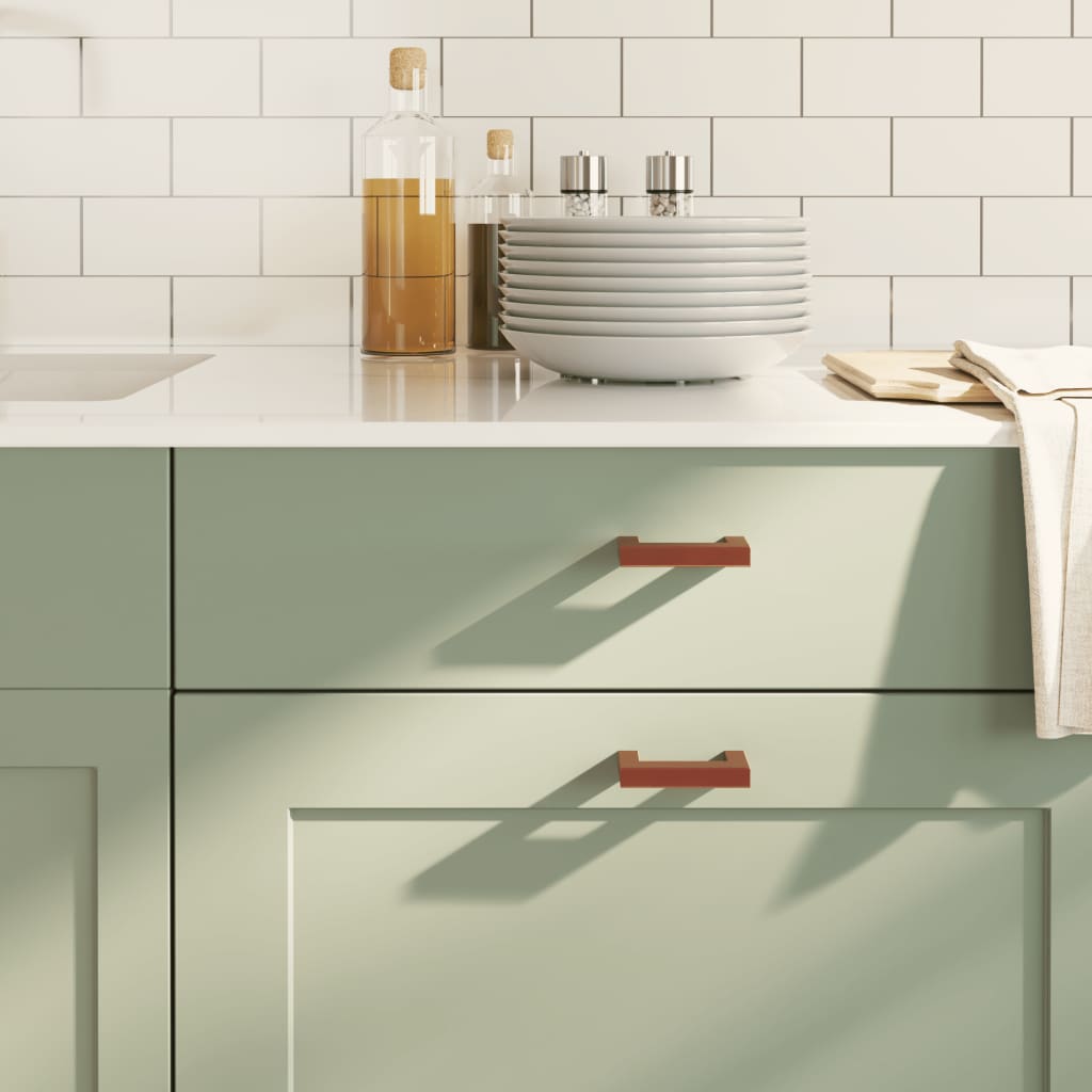 Cabinet Handles 10 Pcs Bronze 64mm Stainless Steel - Tyrell & Tyrell