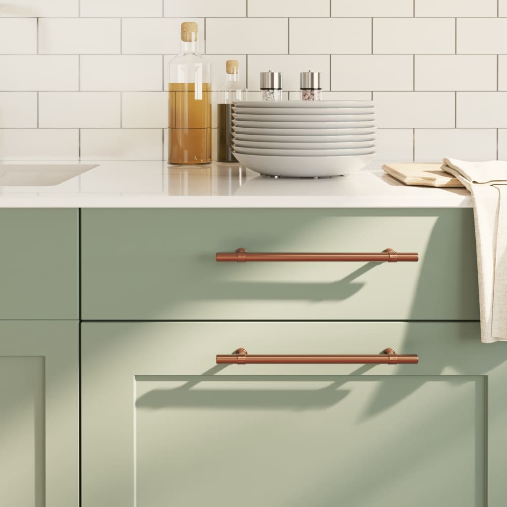 Cabinet Handles 5 Pcs Bronze 192mm Stainless Steel - Sid & Sam