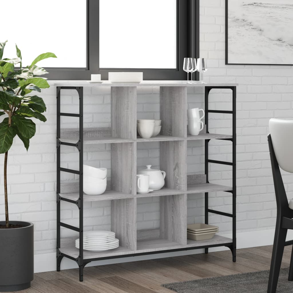 Sideboard Grey Sonoma 102x32x103.5 cm Engineered Wood - Brittle & Co