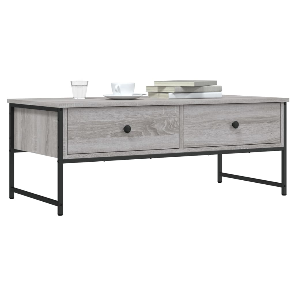 Coffee Table Grey Sonoma 101x49x39.5 cm Engineered Wood - Casper Homes