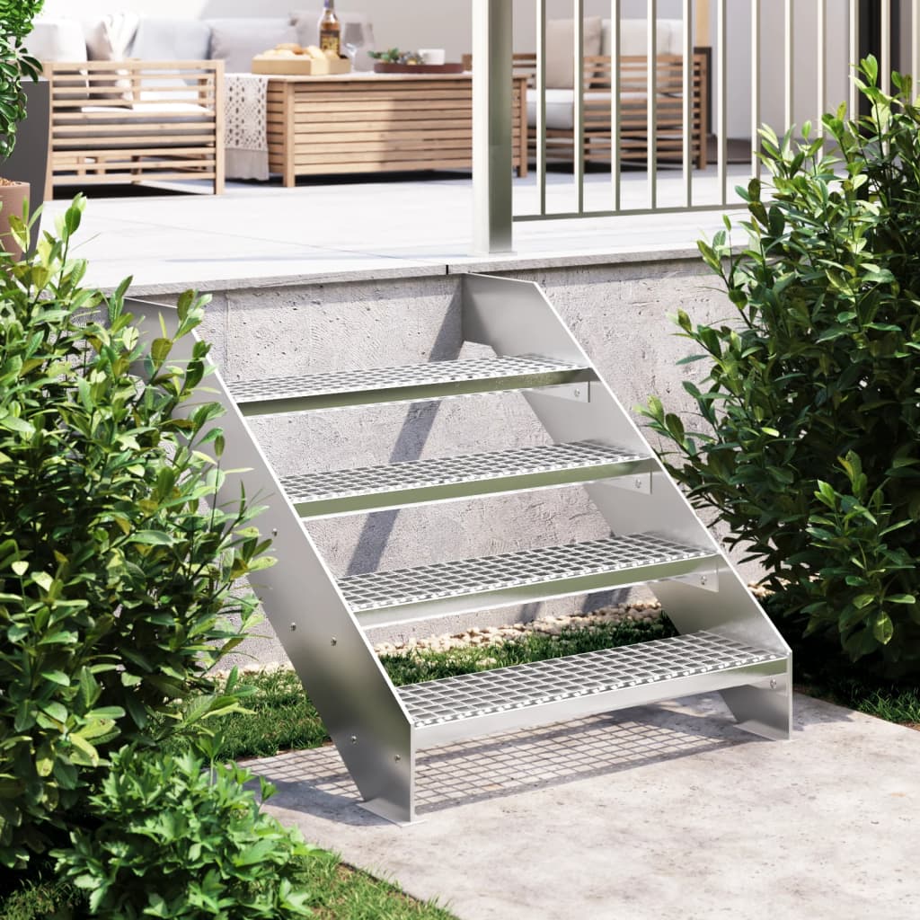 Grate Step 80x24x7 cm Galvanised Steel - Tyrell & Tyrell