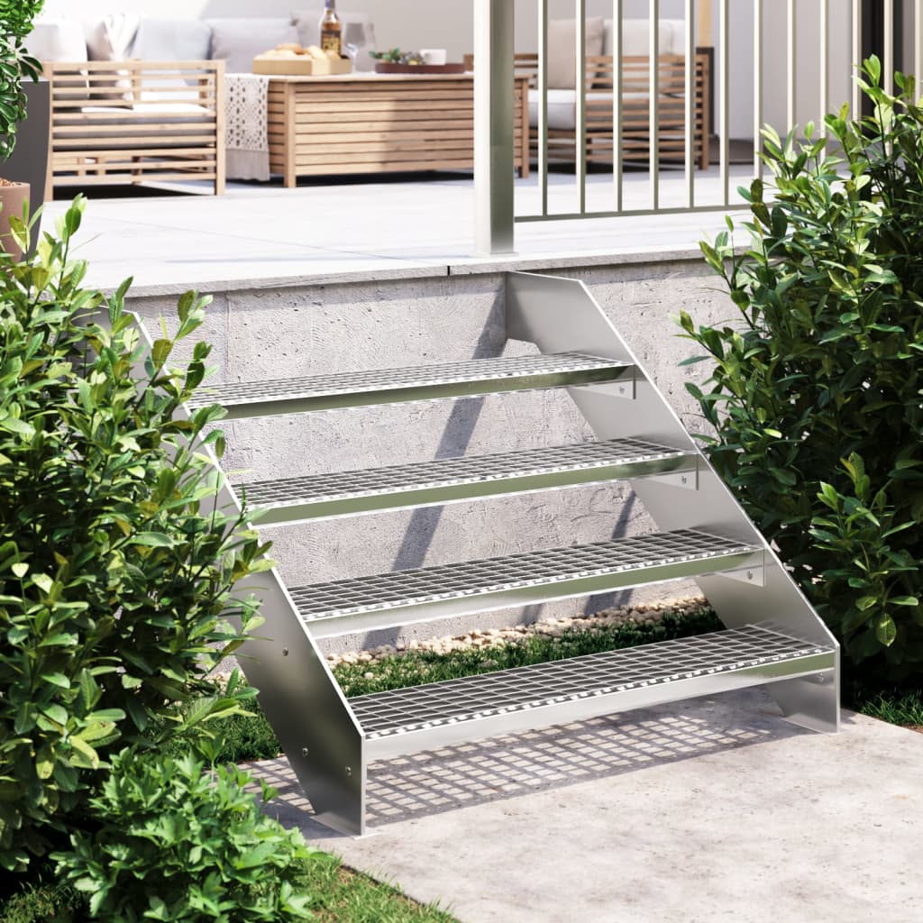 Grate Step 100x24x7 cm Galvanised Steel - Merlin Deals