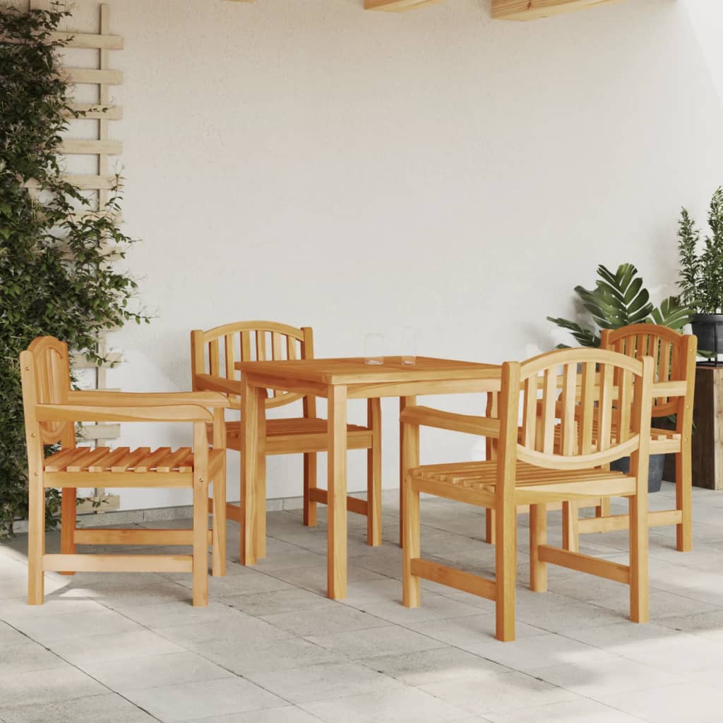 Garden Chairs 4 pcs 58x59x88 cm Solid Wood Teak - Merkel Designers