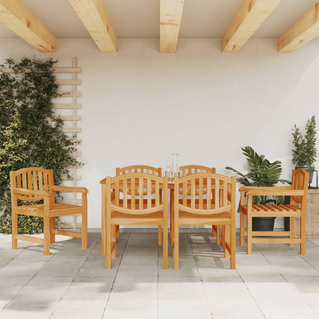 Garden Chairs 6 pcs 58x59x88 cm Solid Wood Teak - The Home Maker
