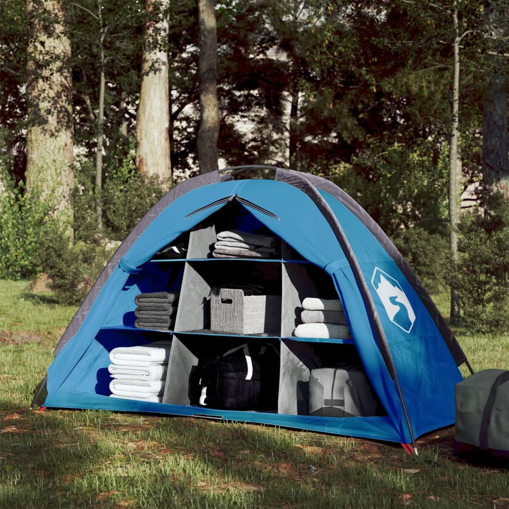 Storage Tent 9 Compartments Blue 125x50x68 cm 185T Taffeta - Merkel Designers