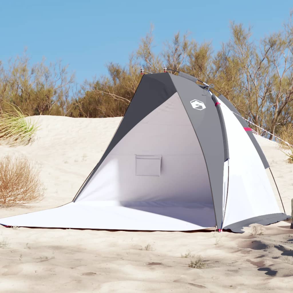 Beach Tent Grey 268x223x125 cm 185T Taffeta - All Things Good