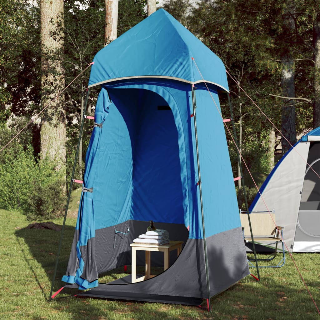 Privacy Tent Blue 121x121x225 cm 190T Taffeta - Merkel Designers