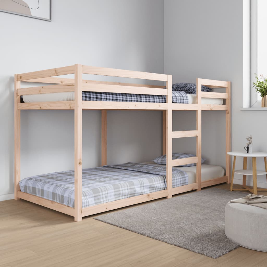 Bunkbed 90x200cm Solid Wood Pine - Merlin Deals