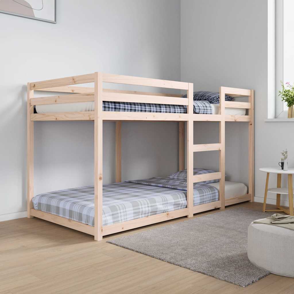 Bunkbed 90x190cm Single Solid Wood Pine - Design Hut