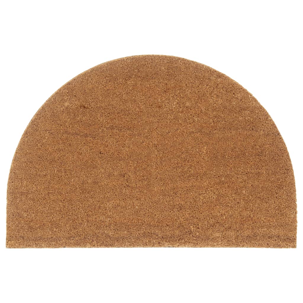 Door Mat Natural Half Round 60x90cm Tufted Coir - All Things Good
