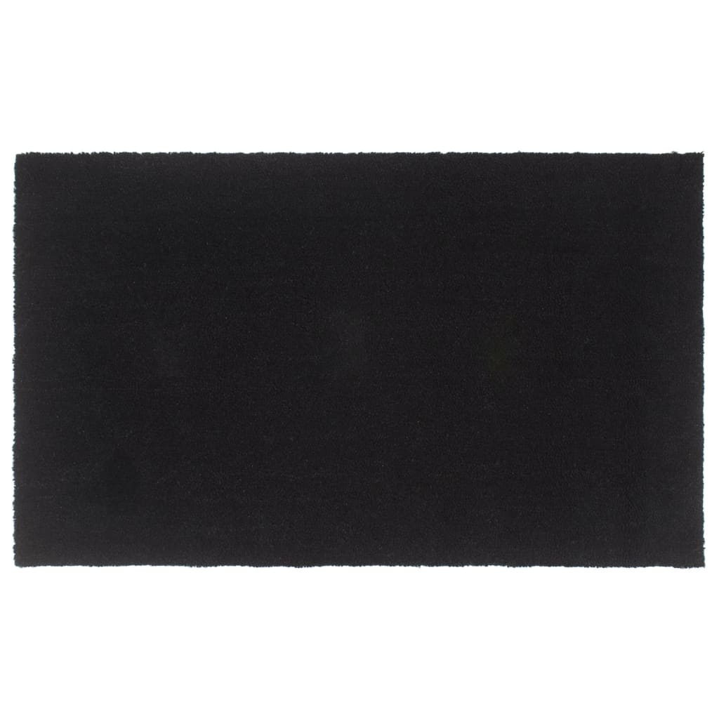 Door Mat Black 90x150 cm Tufted Coir - Merkel Designers