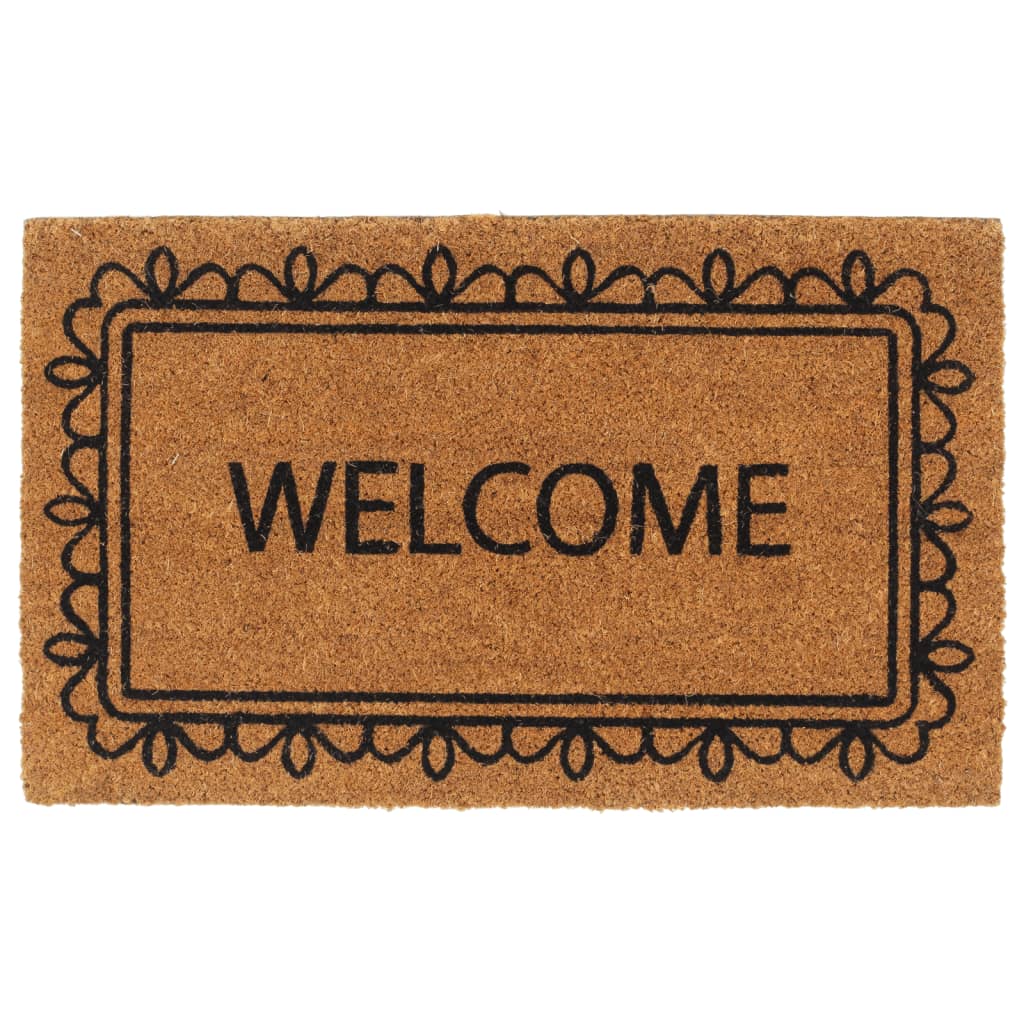 Door Mat Natural 45x75 cm Tufted Coir - Merlin Deals