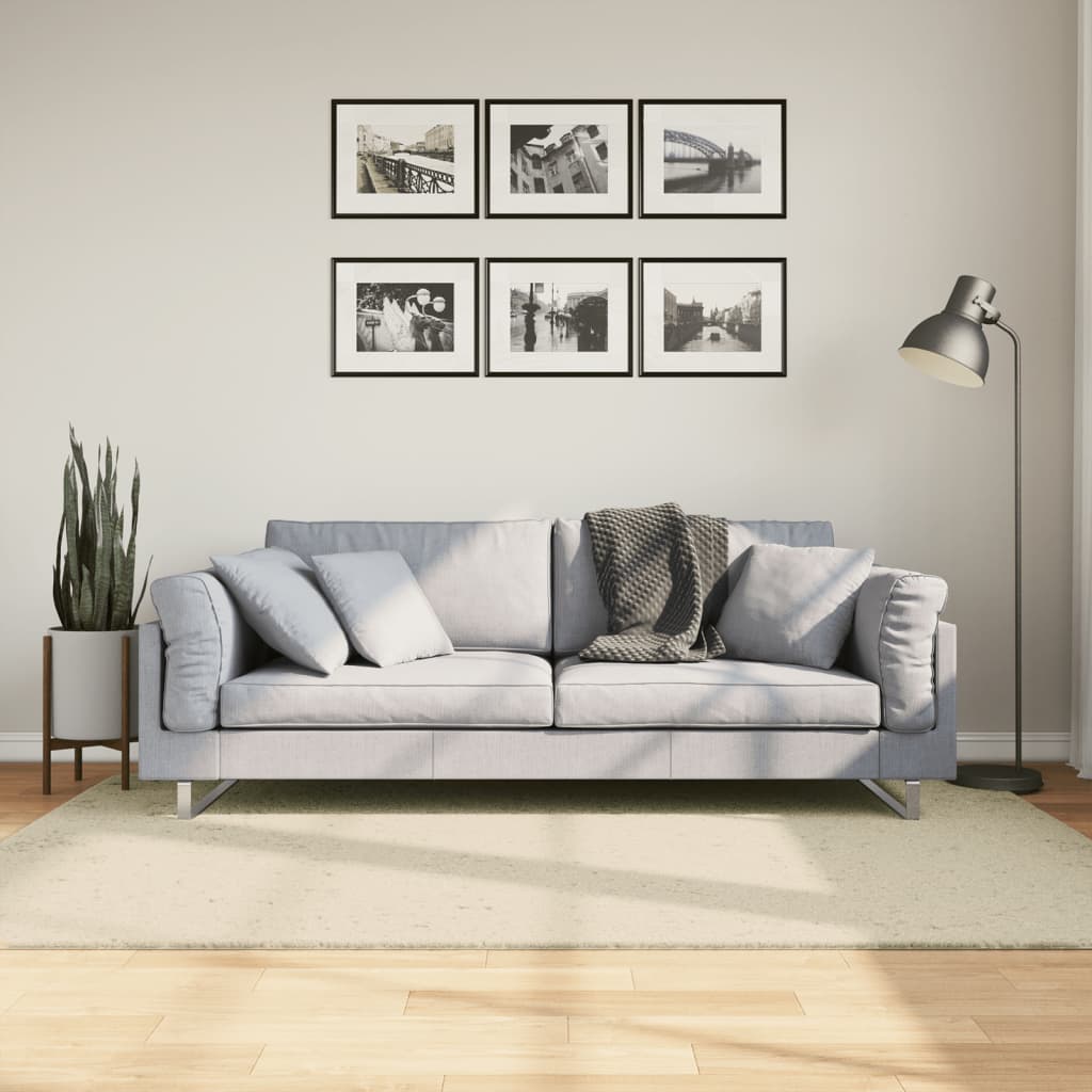 Rug Short Pile Soft and Washable Cream 140x200cm - All Things Good