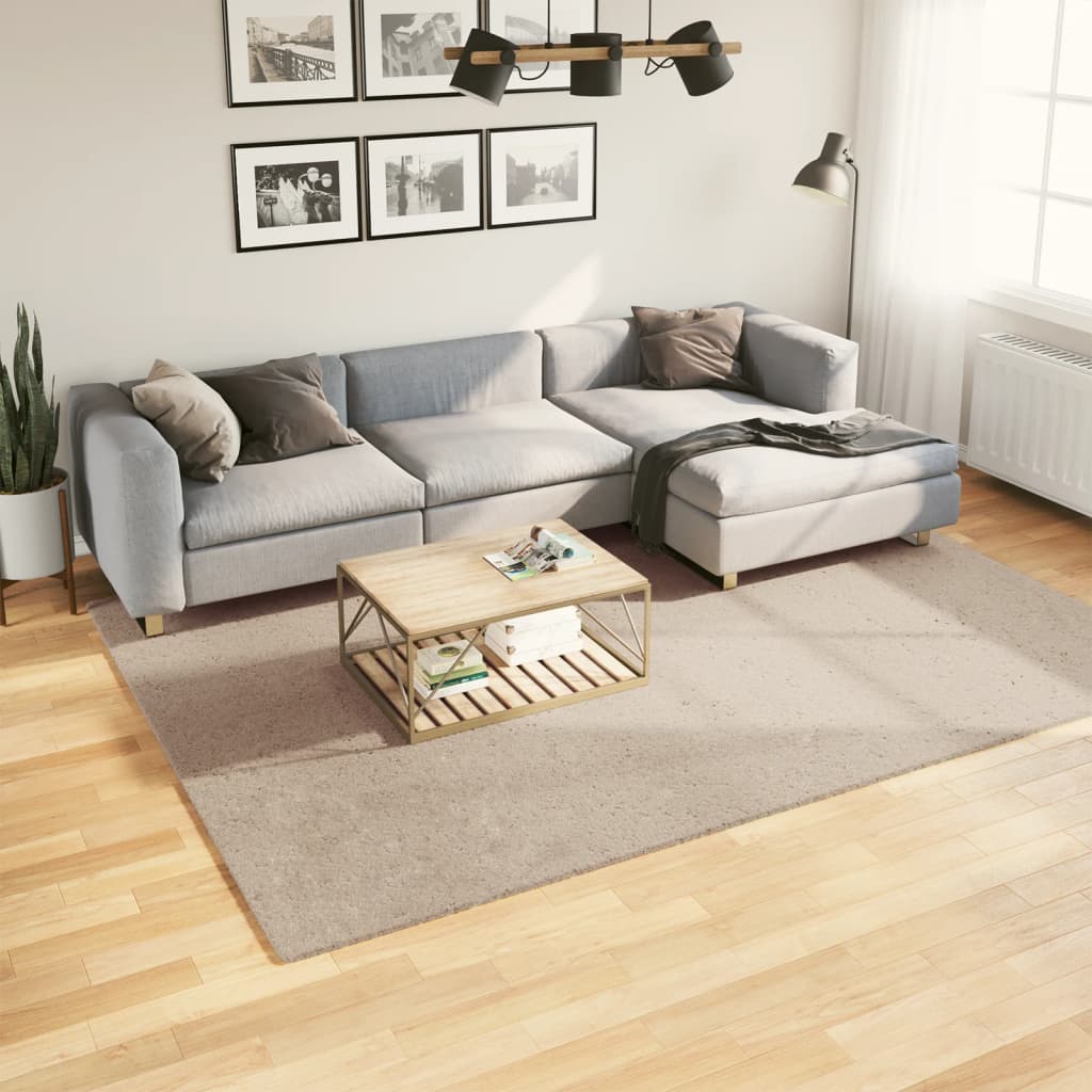 Rug HUARTE Short Pile Soft and Washable Sand 200x280 cm - Merkel Designers