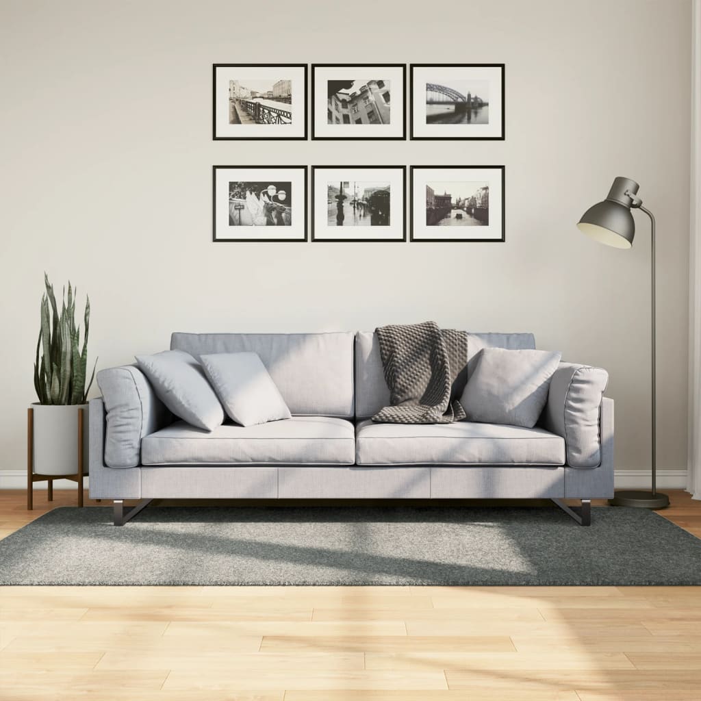 Shaggy Rug High Pile Modern Green 100x200cm - Style and Chic