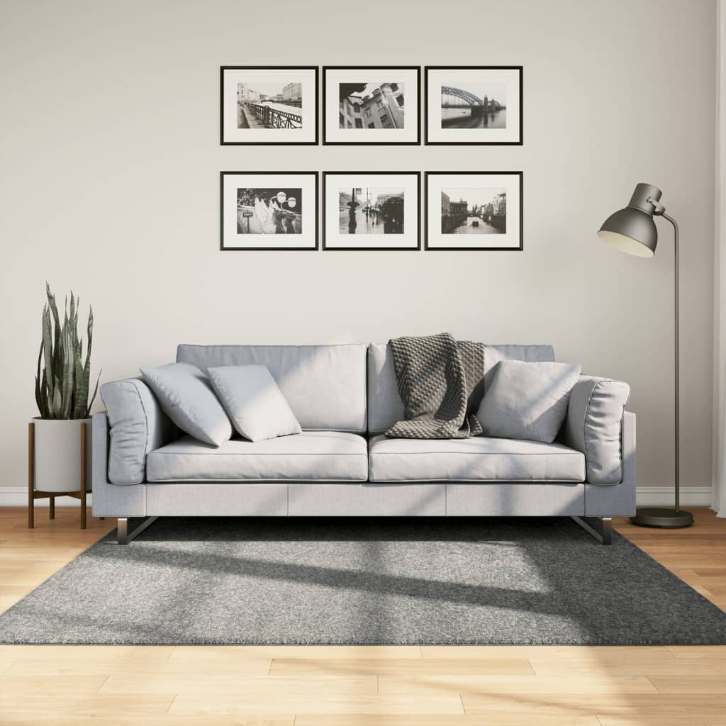 Shaggy Rug High Pile Modern Green 160x160cm - Style and Chic