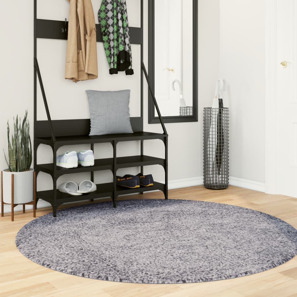 Shaggy Rug High Pile Modern Blue 200cm - Style and Chic