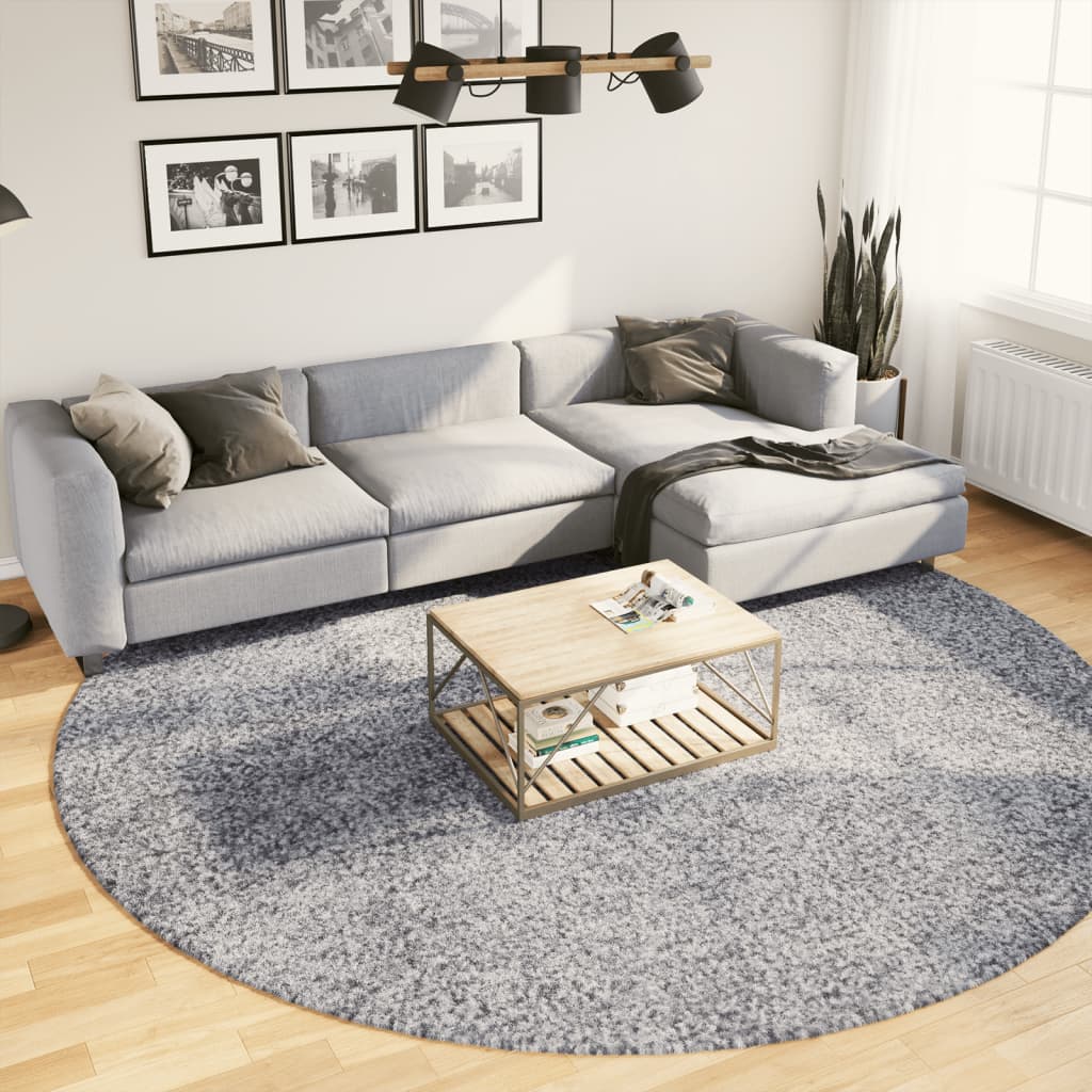 Shaggy Rug High Pile Modern Blue 280cm - Style and Chic