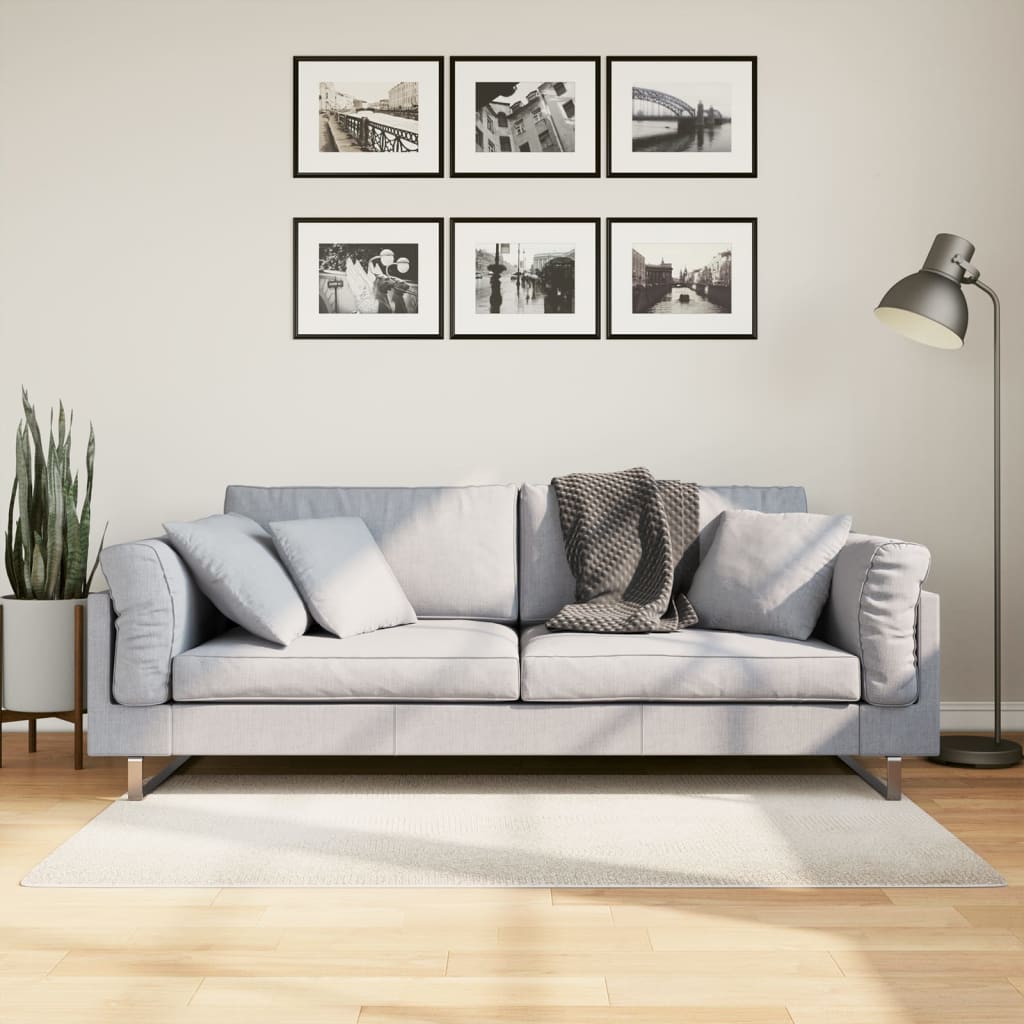 Rug IZA Short Pile Scandinavian Look Cream 80x150cm - Style and Chic