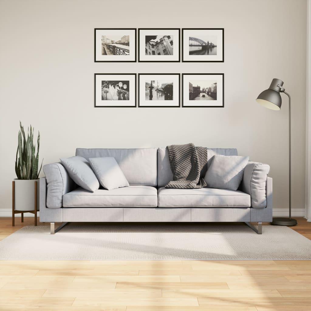 Rug IZA Short Pile Scandinavian Look Cream 100x200cm - All Things Good