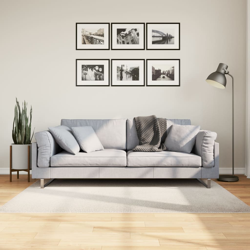 Rug IZA Short Pile Scandinavian Look Cream 120x170cm - Merkel Designers