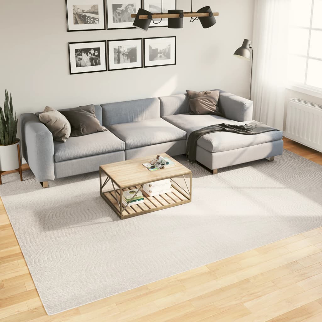 Rug IZA Short Pile Scandinavian Look Cream 240x340 cm - Sid & Sam