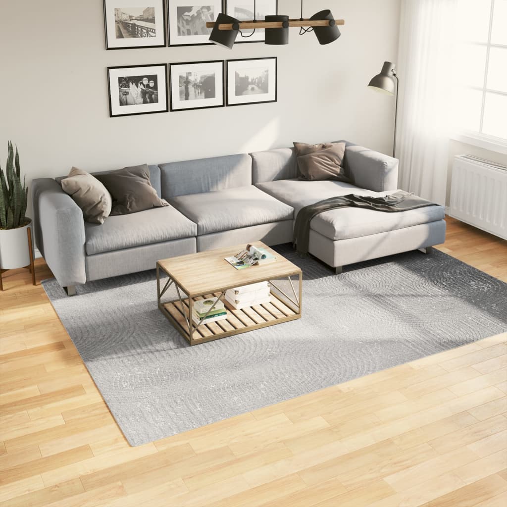 Rug IZA Short Pile Scandinavian Look Grey 200x280 cm - Merkel Designers
