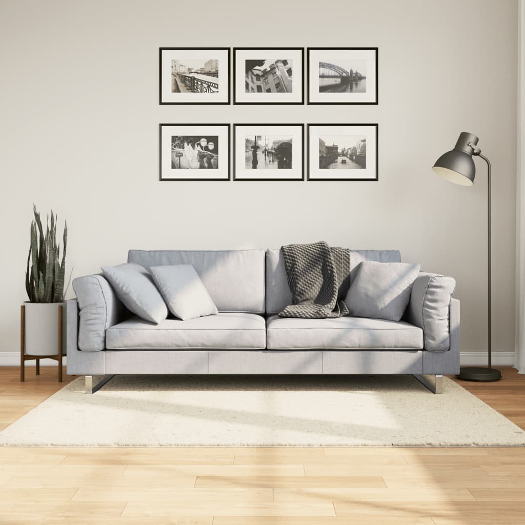 Rug OVIEDO Short Pile Beige 120x170cm - Style and Chic