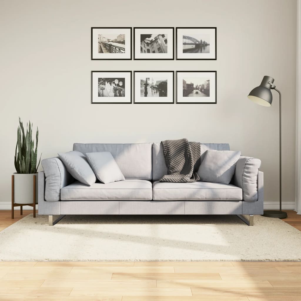 Rug OVIEDO Short Pile Beige 140x200cm - All Things Good