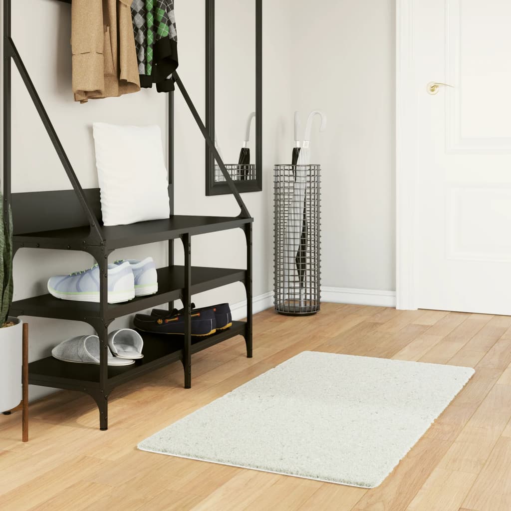Rug OVIEDO Short Pile Cream 60x110cm - The Home Maker