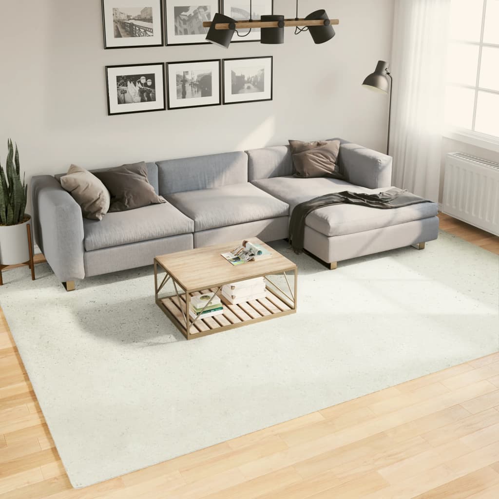 Rug OVIEDO Short Pile Cream 240x340 cm - Style and Chic