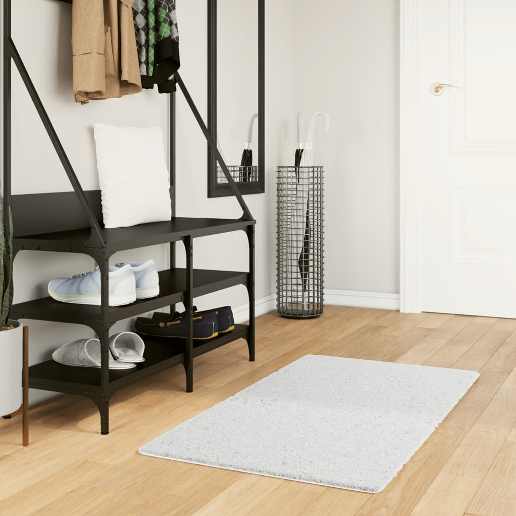 Rug OVIEDO Short Pile Grey 60x110cm - All Things Good