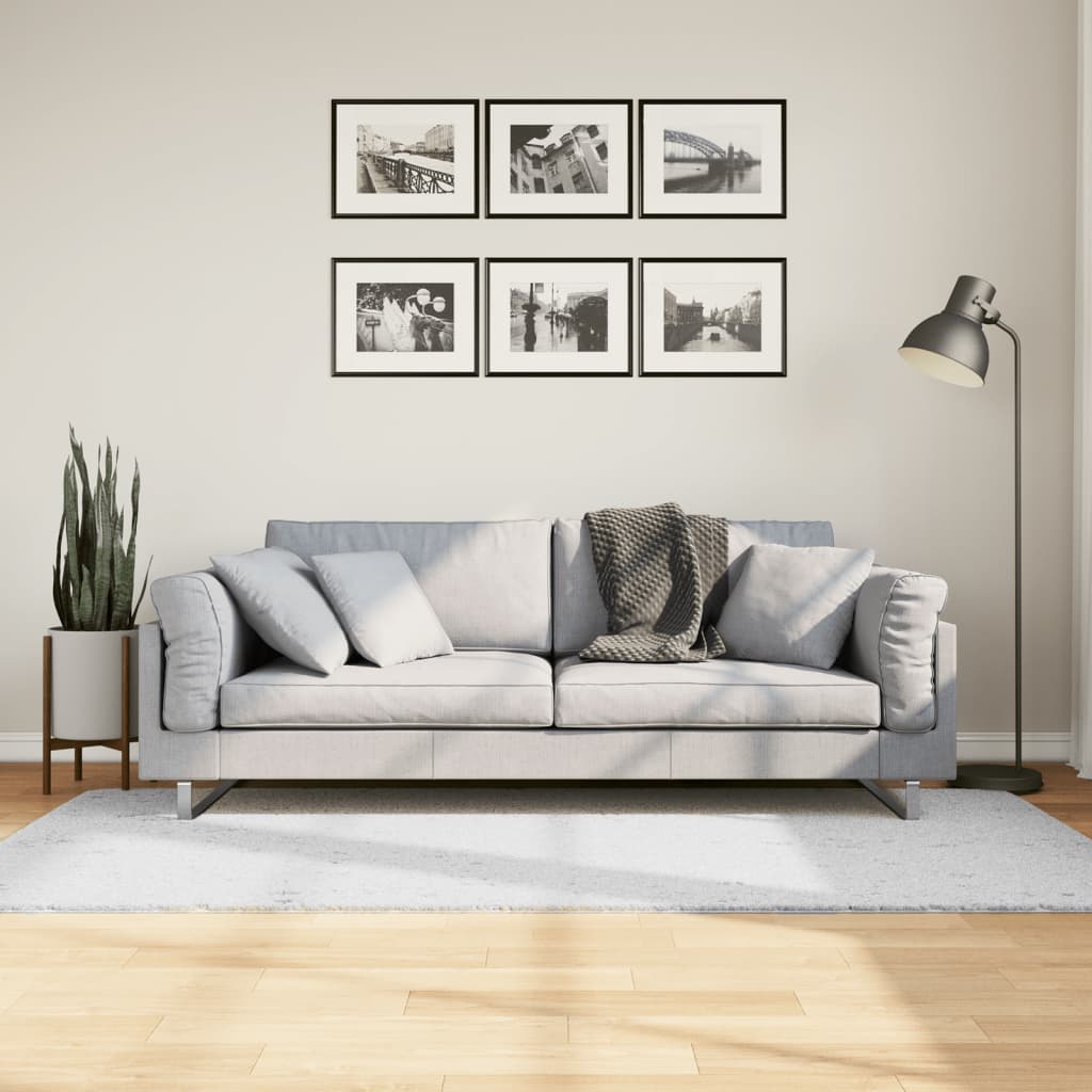 Rug OVIEDO Short Pile Grey 100x200cm - Merkel Designers