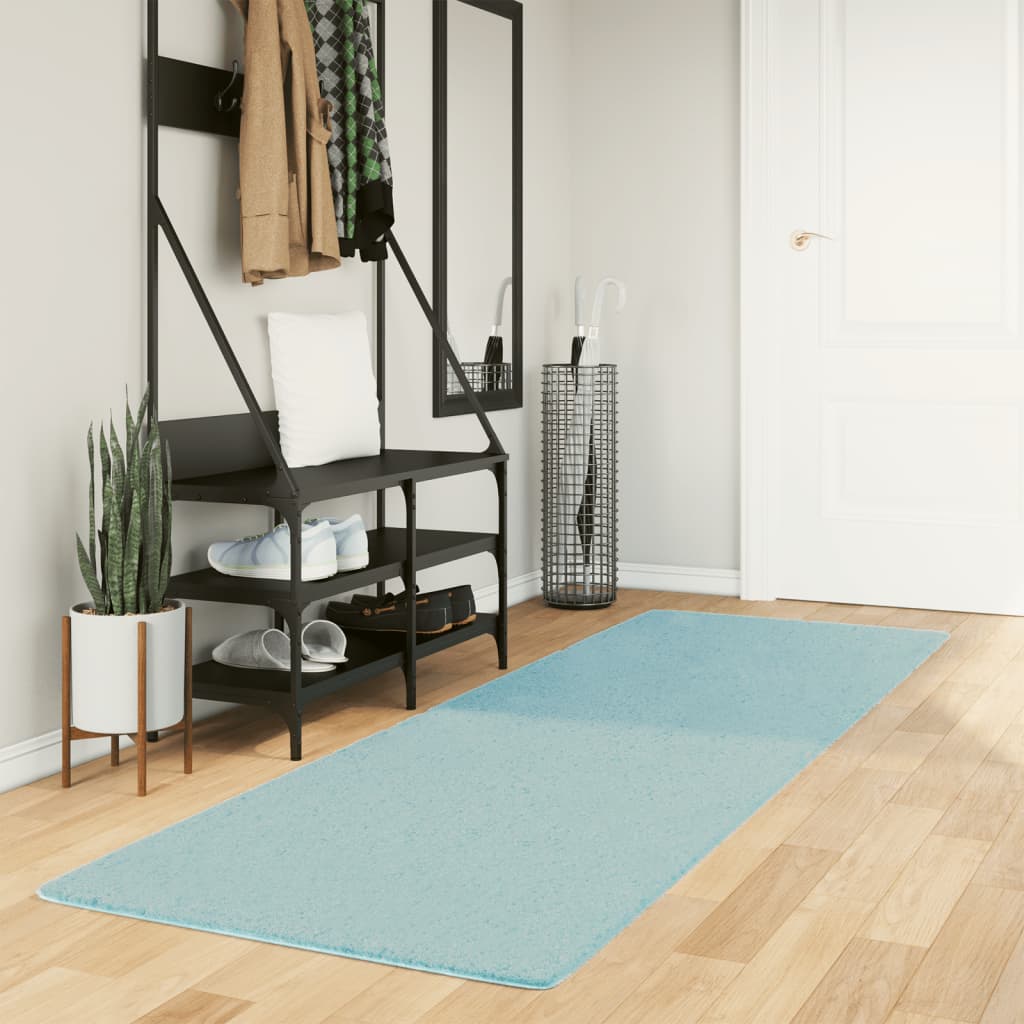 Rug OVIEDO Short Pile Green 80x250 cm - Merkel Designers