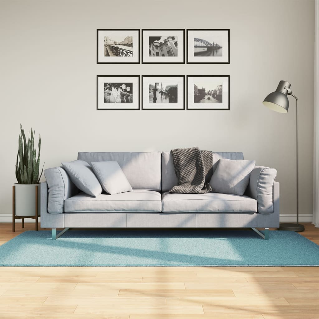 Rug OVIEDO Short Pile Green 100x200 cm - Direct Imports