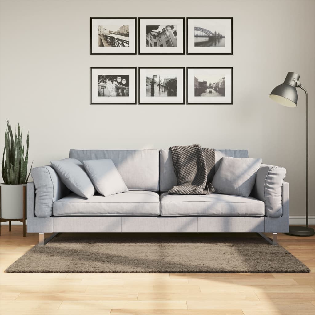 Rug ISTAN High Pile Shiny Look Grey 80x150cm - Merkel Designers