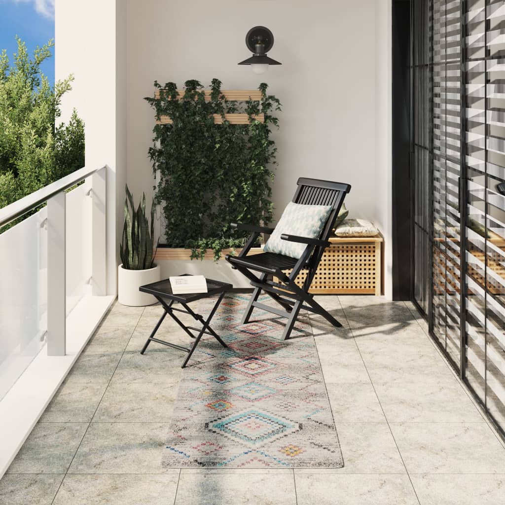 Rug ARBIZU Indoor and Outdoor Vintage Design 80x250 cm - vid-375703 - Merkel Designers