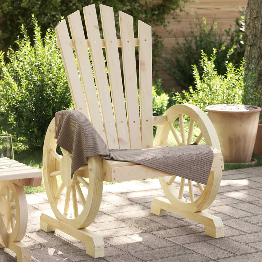 Garden Adirondack Chair Solid Wood Fir - Merkel Designers