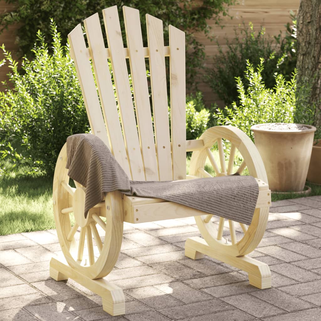 Garden Adirondack Chairs 2 pcs Solid Wood Fir - All Things Good