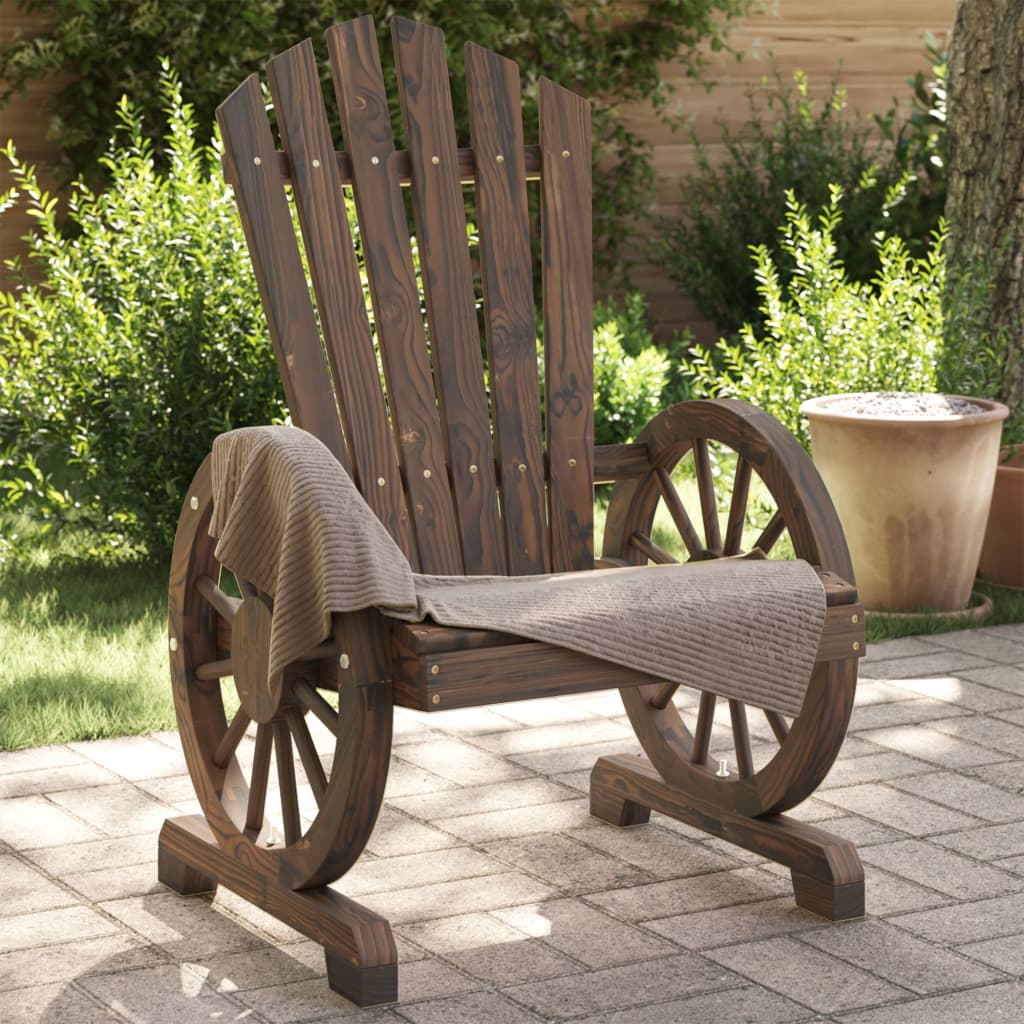 Garden Adirondack Chairs 2 pcs Solid Wood Fir - Style and Chic