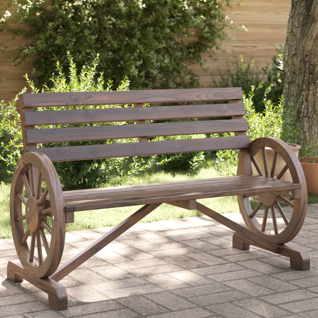 Garden Bench 2-Seater Solid Wood Fir - The Home Maker