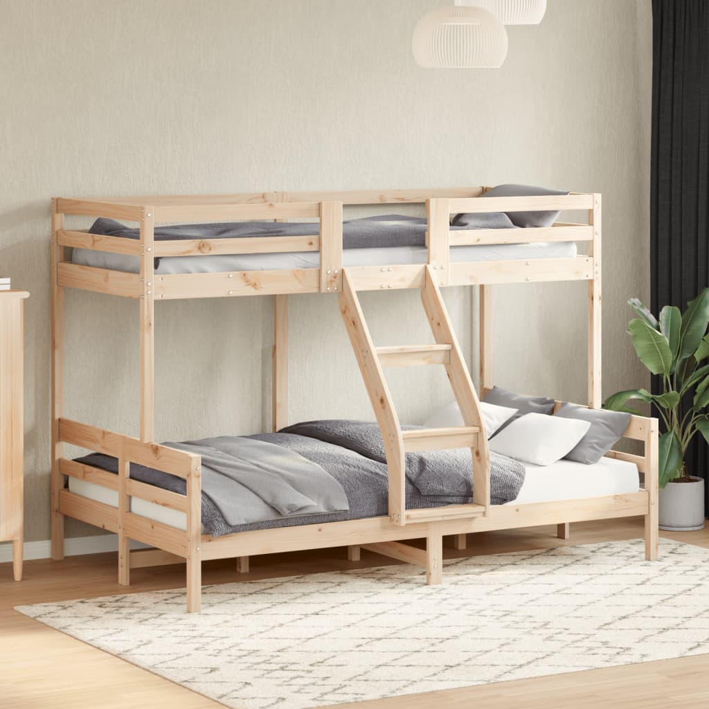 Bunkbed 80x200/120x200cm Solid Wood - Style and Chic