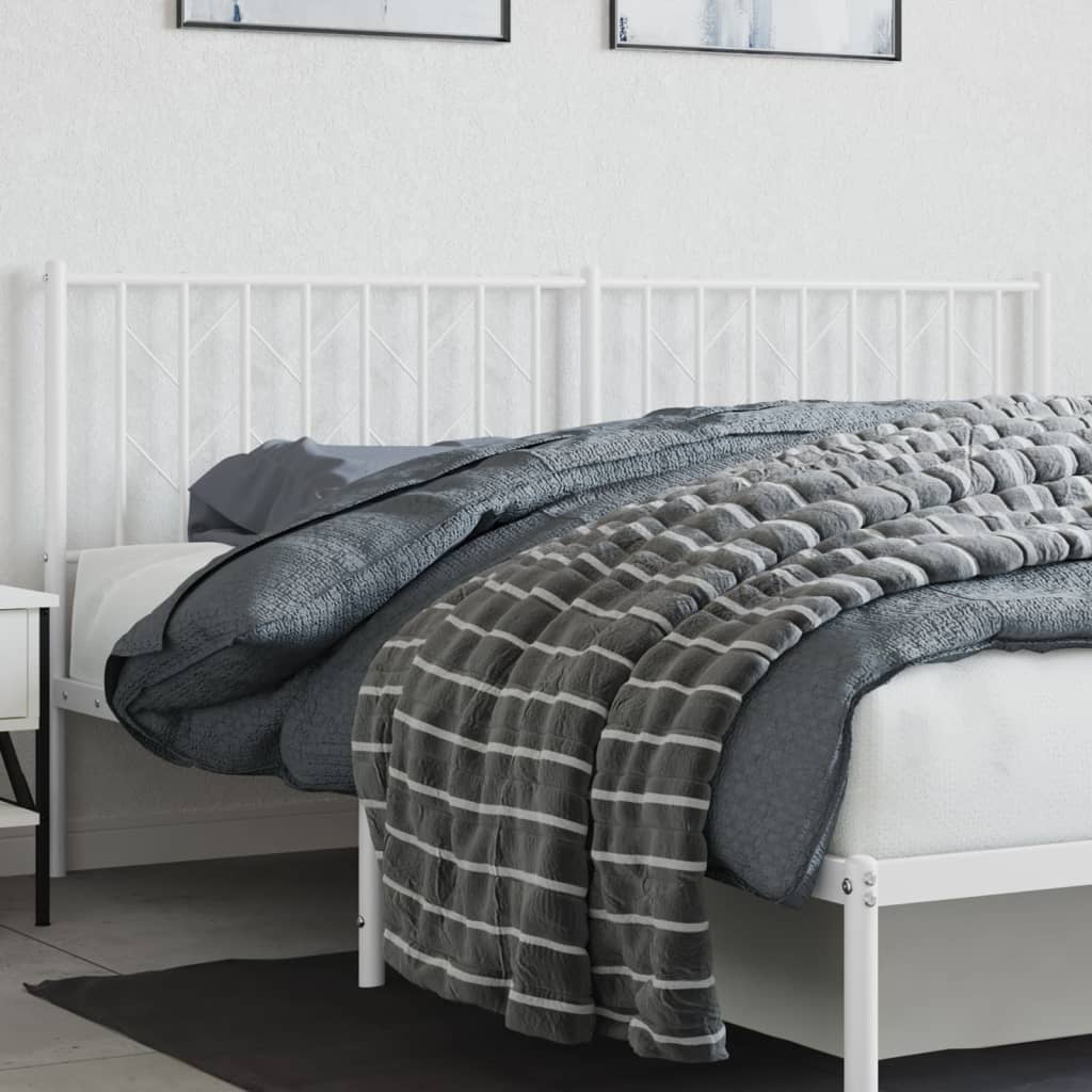 Metal Headboard White 180cm - Merkel Designers