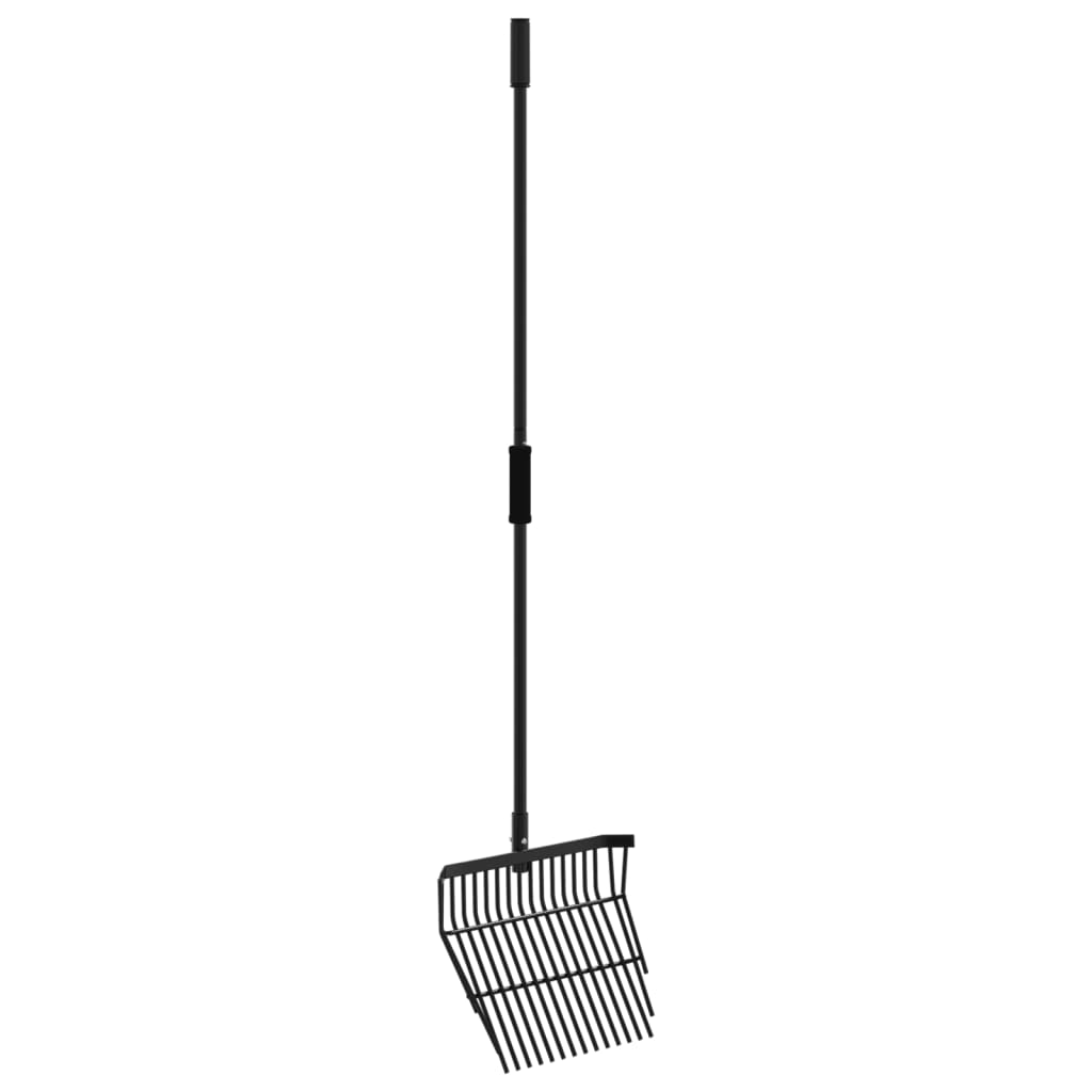 Pitchfork with 14 Tines Black Steel - The Home Maker