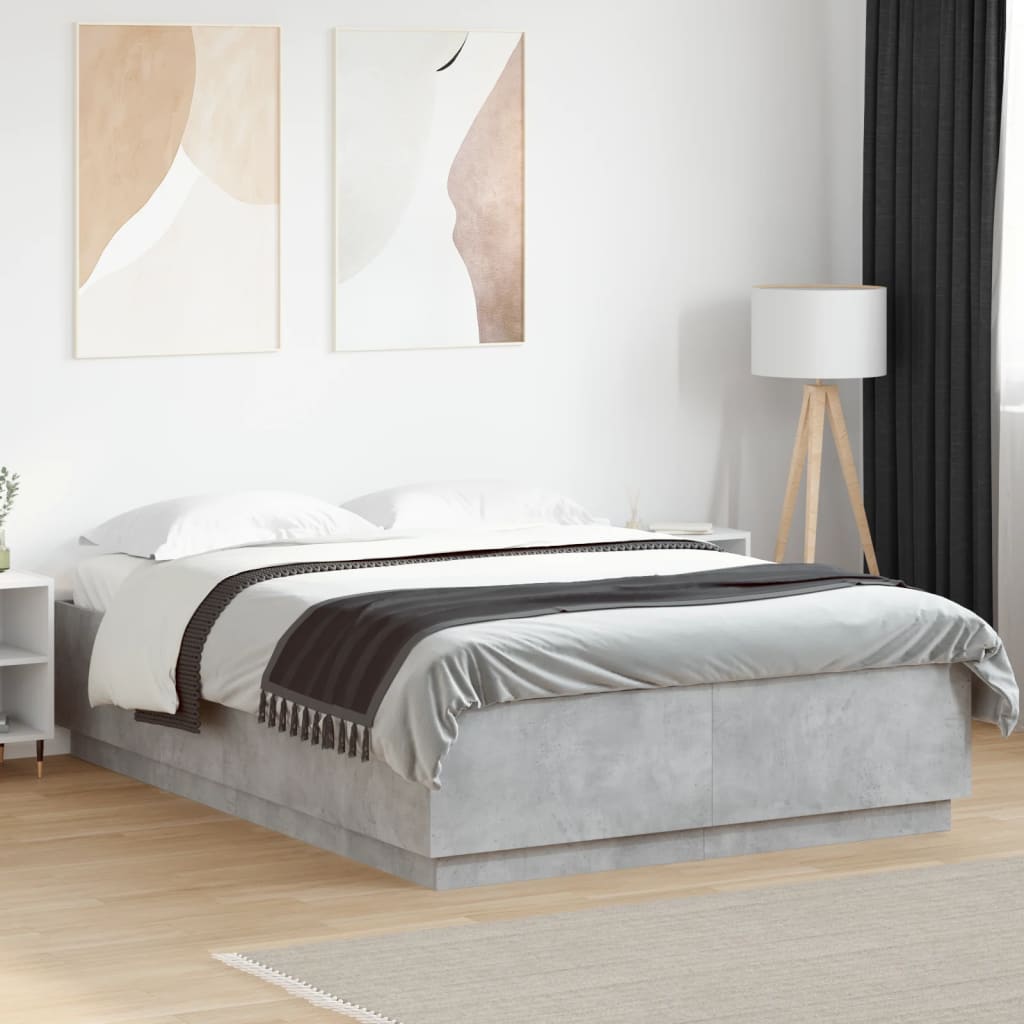 Bedframe Concrete Grey 120x200cm - Merkel Designers