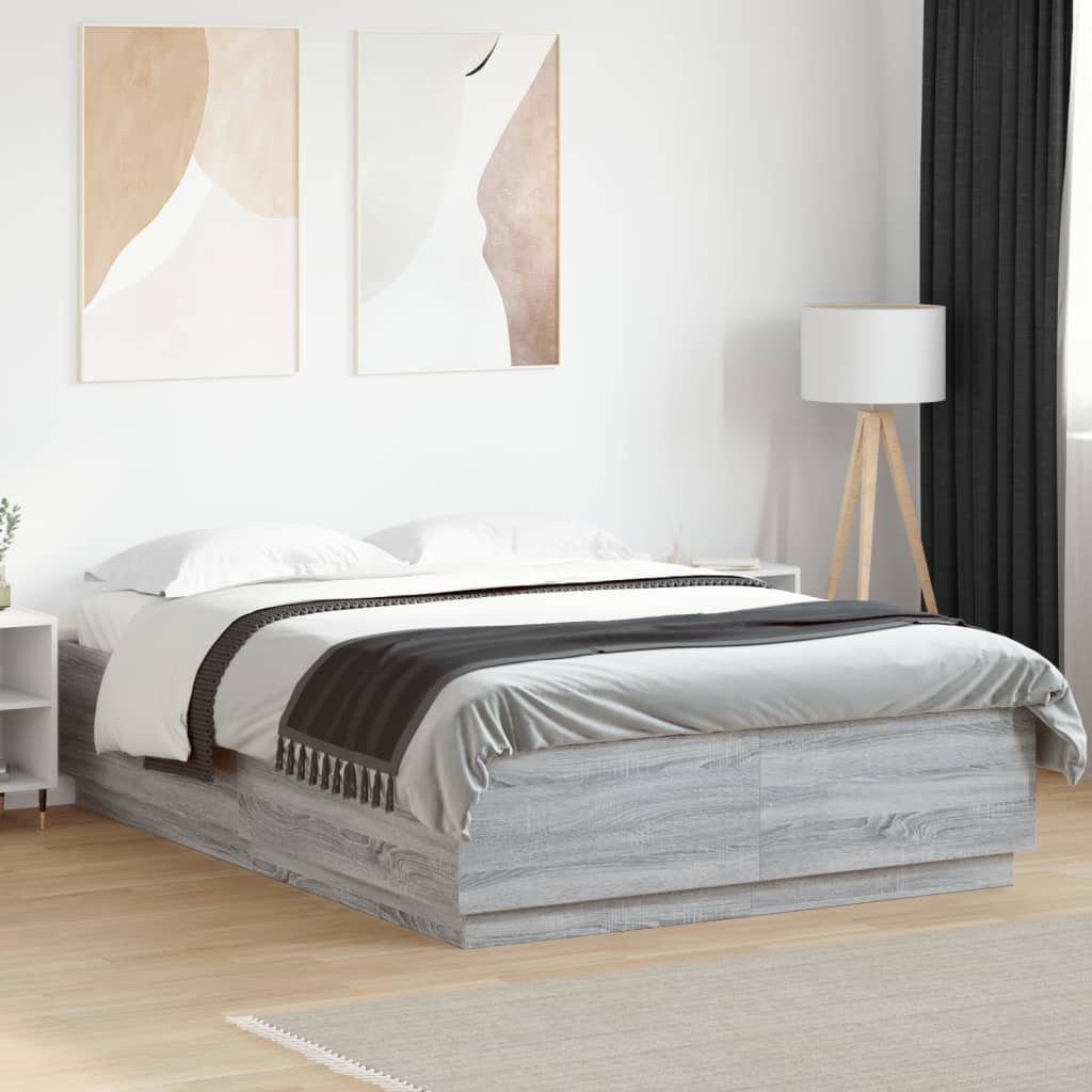 Bedframe Grey Sonoma 120x200cm - Decor Base
