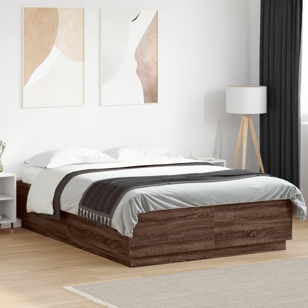 Bedframe Brown Oak 120x200cm - Decor Base