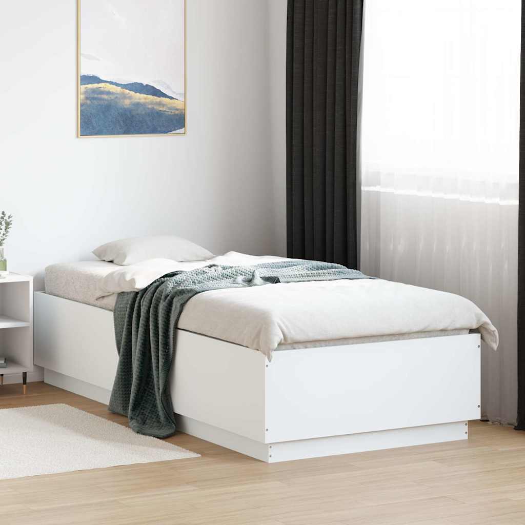 Bedframe White 100x200cm - The Home Maker