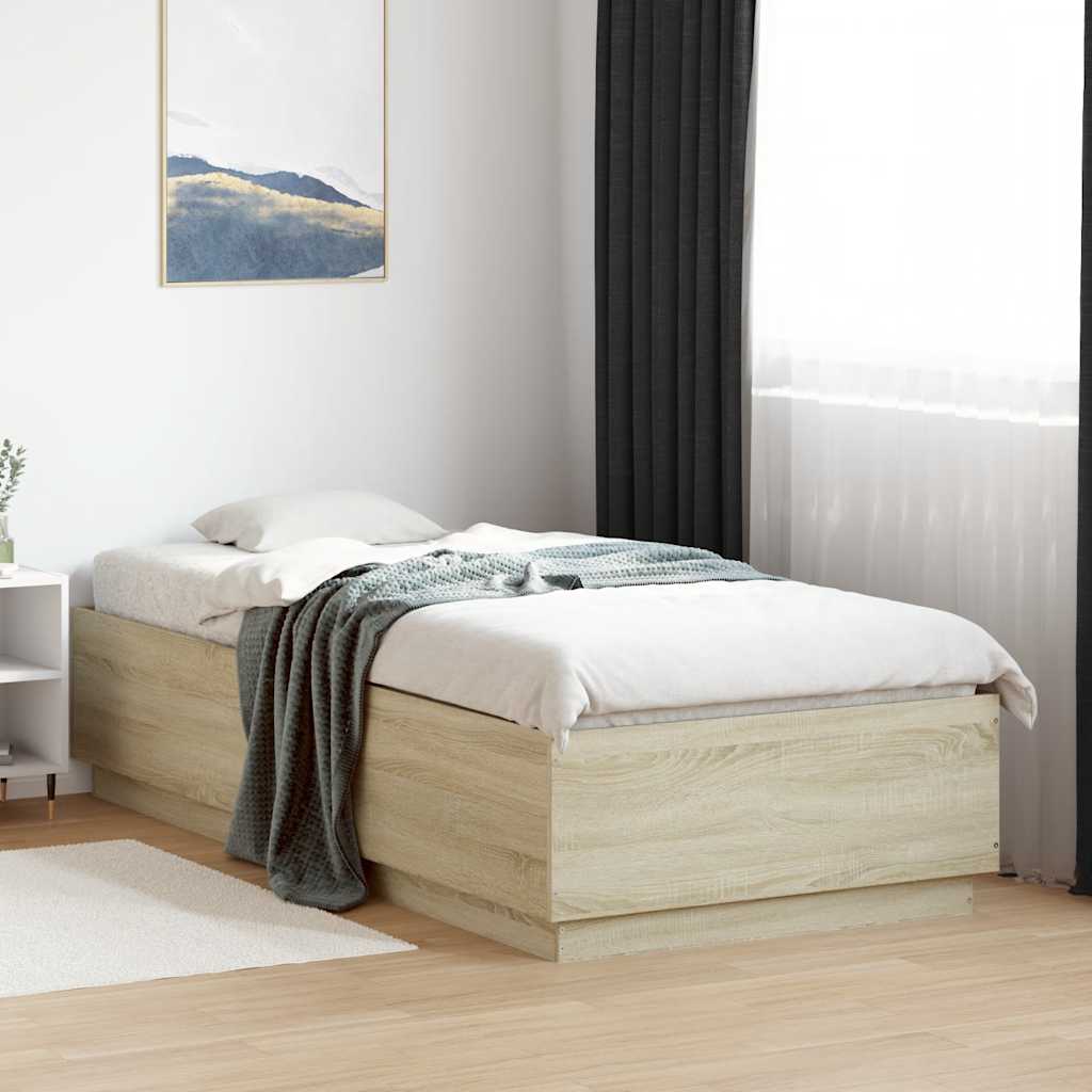 Bedframe Sonoma Oak 100x200cm - Decor Base