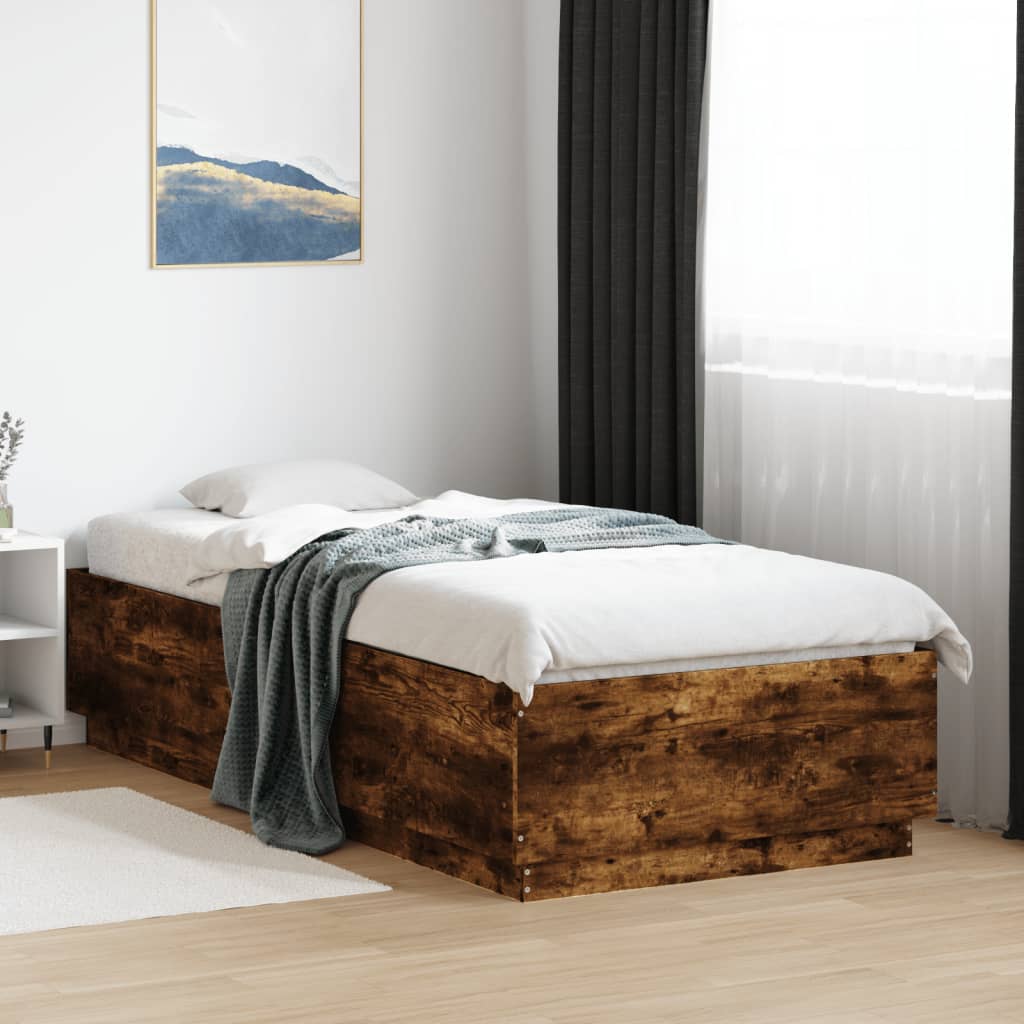 Bedframe Smoked Oak 90x200cm - All Things Good